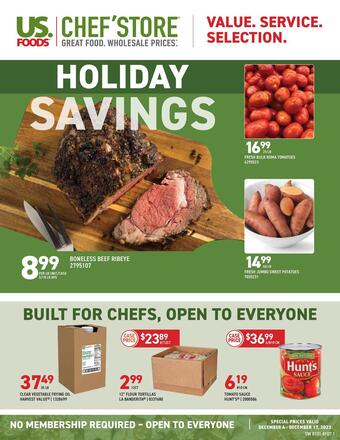 US Foods Chef's Store Weekly Ad (valid until 17-12)