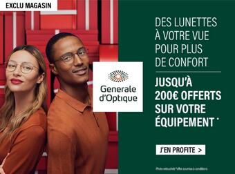 Catalogue Générale Optique (valable jusqu'au 24-12)