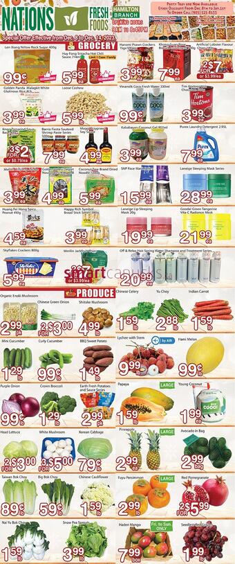 Nations Fresh Foods flyer (valid until 14-12)