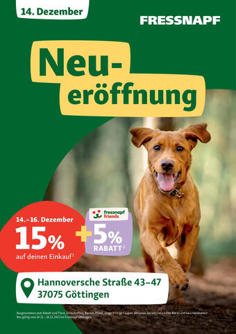 Fressnapf Prospekt (gültig bis 16-12)