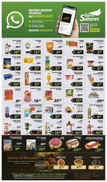 Catálogo Spasso Sabores (válido até 11-12)