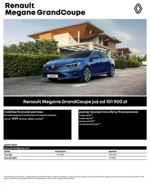 Renault Megane Grandtour gazetka (ważność do 9-01)