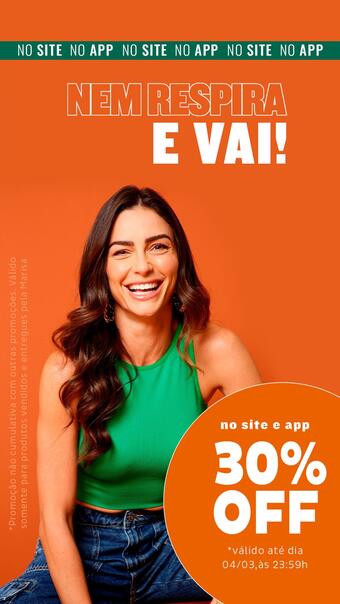 Lojas marisa promoção loucas best sale por sapato