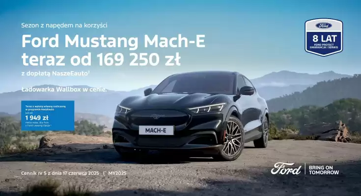 Ford Mustang Mach-E gazetka (ważność do 8-01)