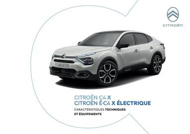 Catalogue Citroën Ë-C4 X ÉLECTRIQUE page 1