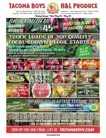 Tacoma Boys Weekly Ad (valid until 28-05)