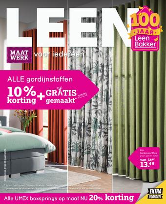 Leen Bakker reclame folder (geldig t/m 22-03)
