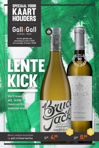 Gall & Gall reclame folder (geldig t/m 22-03)