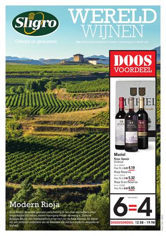 Sligro reclame folder (geldig t/m 23-03)