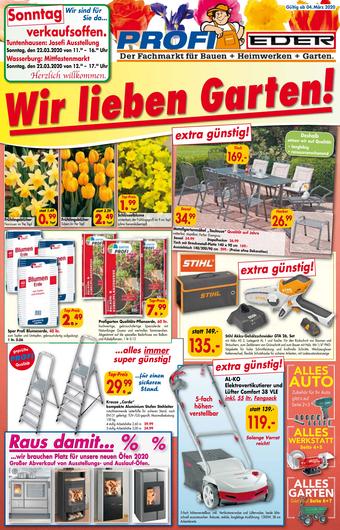 Eder Profi Prospekt - Alle Angebote aus den neuen Eder Profi Prospekten.