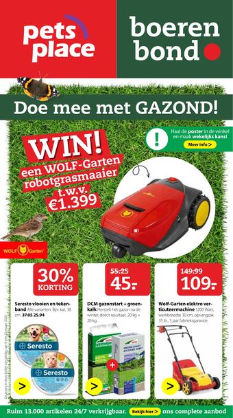 Boerenbond reclame folder (geldig t/m 22-03)