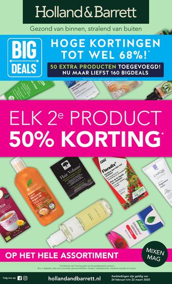 Holland & Barrett reclame folder (geldig t/m 22-03)