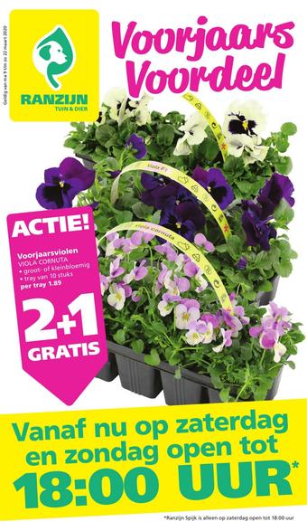 Ranzijn reclame folder (geldig t/m 22-03)