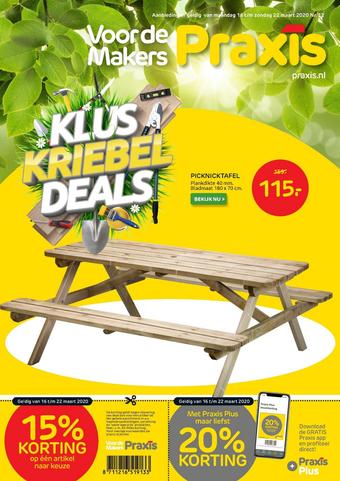 Praxis reclame folder (geldig t/m 22-03)