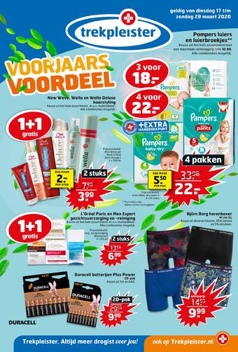 Trekpleister reclame folder (geldig t/m 29-03)