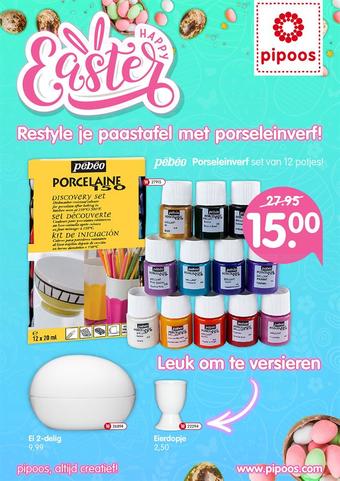 Pipoos reclame folder (geldig t/m 13-04)