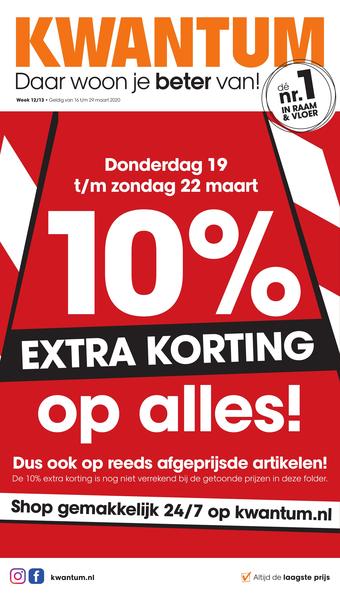 Kwantum reclame folder (geldig t/m 22-03)
