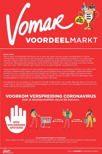 Vomar reclame folder (geldig t/m 21-03)