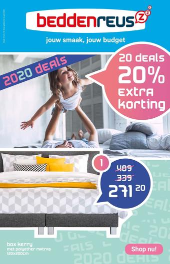 Beddenreus reclame folder (geldig t/m 06-04)