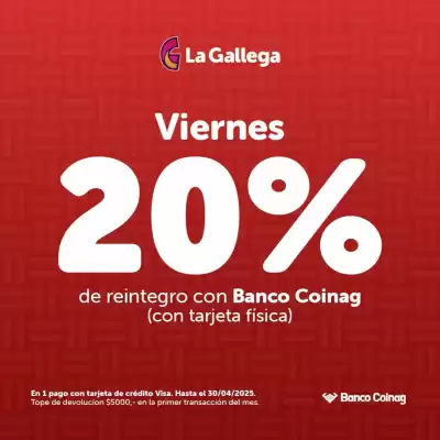 Catálogo La Gallega Supermercados (válido hasta 30-04)