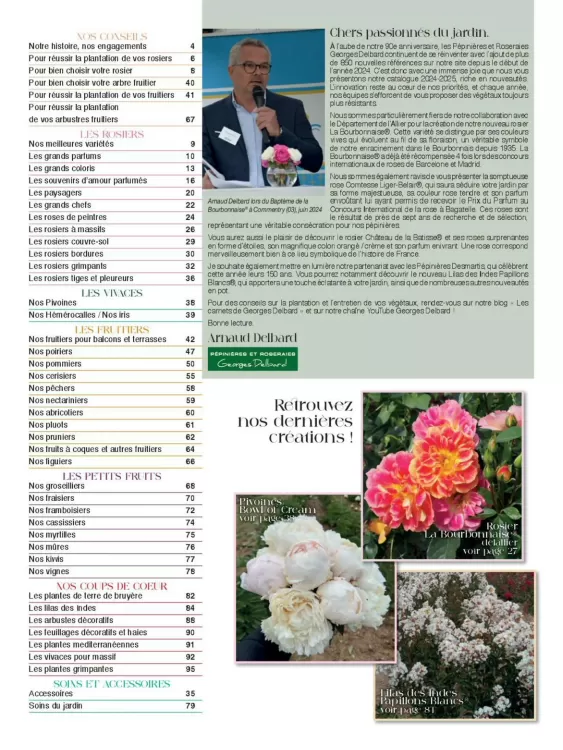 Catalogue Georges Delbard (valable jusqu'au 31-12)