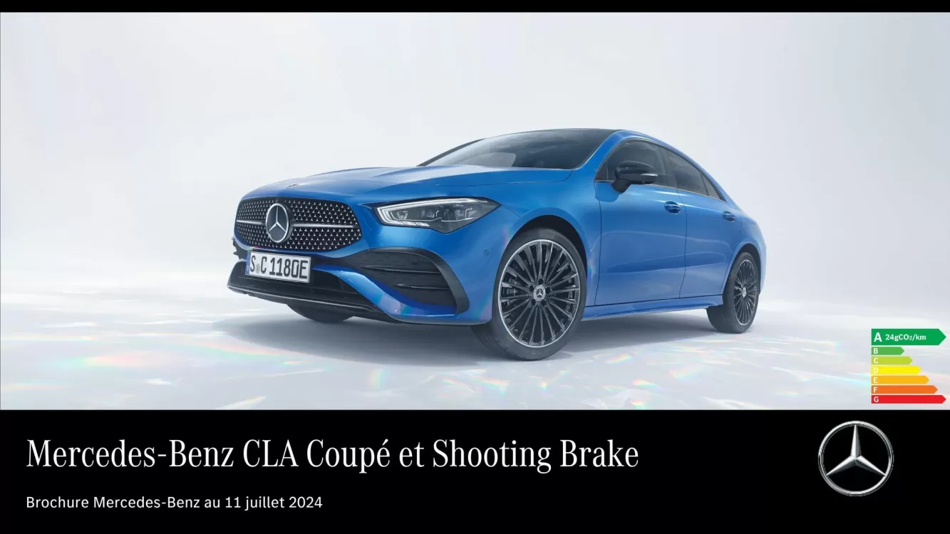 Catalogue Mercedes-Benz CLA Coupé et Shooting Brake (valable jusqu'au 31-08)