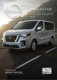 Nissan Primaster Flugblatt Seite 1