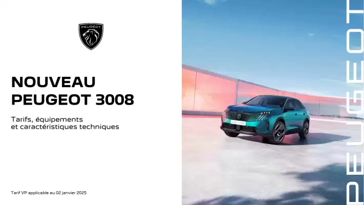 Catalogue Peugeot (valable jusqu'au 11-01)