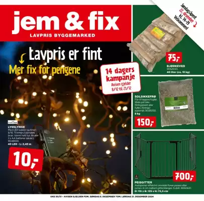 jem & fix Kundeavis (gyldig til 21-12)