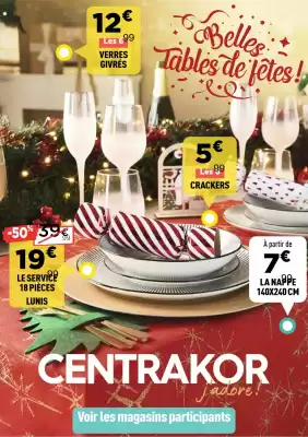 Catalogue Centrakor (valable jusqu'au 22-12)