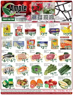 Ample Food Market flyer (valid until 19-12)