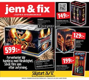 Jem&Fix reklamblad vecka 52 Sida 1