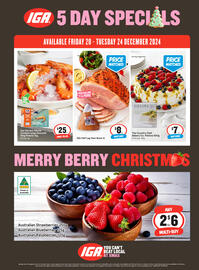 IGA catalogue Page 1