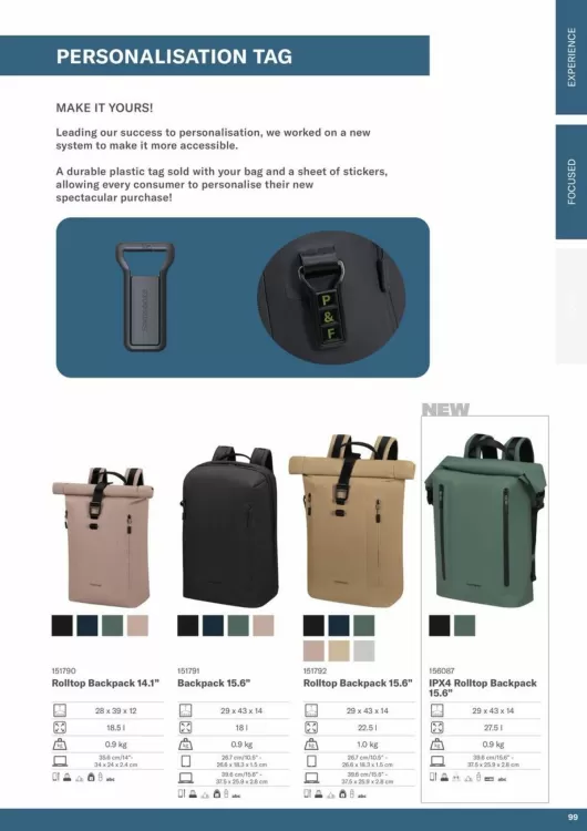 Catalogue Samsonite (valable jusqu'au 31-12)