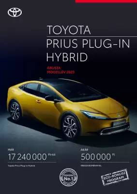 Toyota akciós újság (érvényes eddig: 31-05)