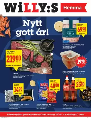 Willys Hemma reklamblad (giltig till och med 5-01)