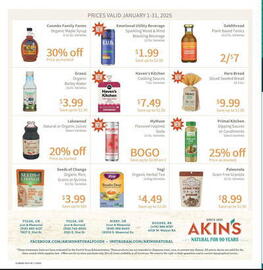 Akin's Natural Foods Weekly Ad Page 8