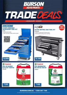 Burson Auto Parts catalogue (valid until 31-01)