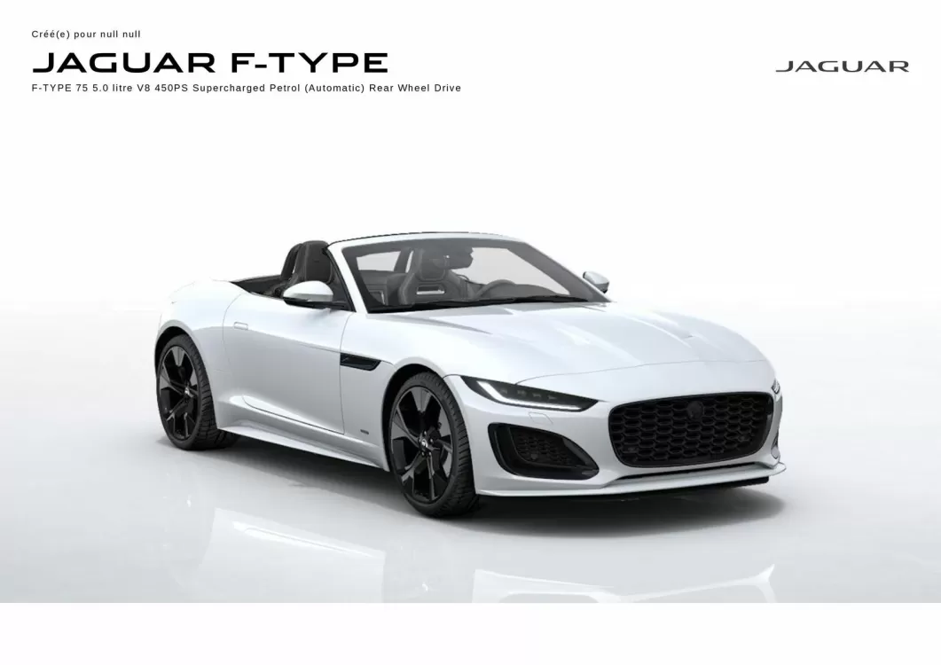 Catalogue Jaguar (valable jusqu'au 31-12)