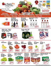 Super Food & Liquors Weekly Ad Page 1