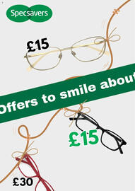 Specsavers leaflet Page 1