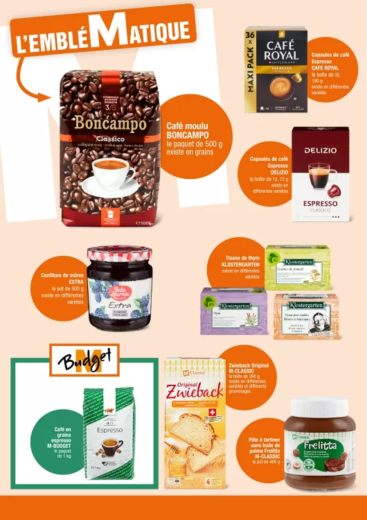 Catalogue Migros (valable jusqu'au 30-09)