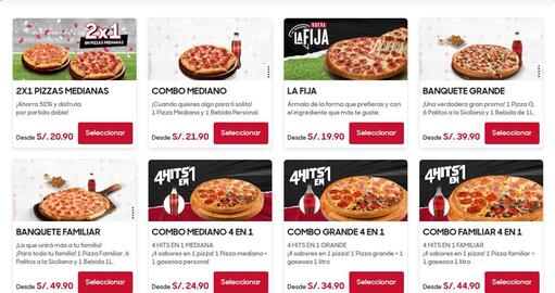 Catálogo Pizza Hut Página 5