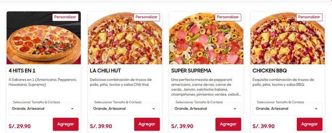 Catálogo Pizza Hut Página 8