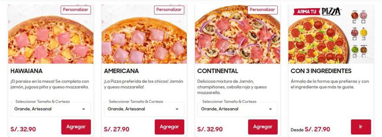 Catálogo Pizza Hut Página 9