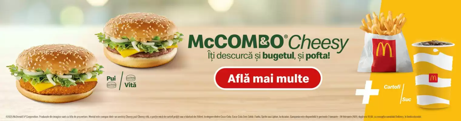 Catalog McDonald's (valid până la 28-02)