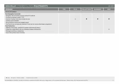 Catalogue Citroën page 10