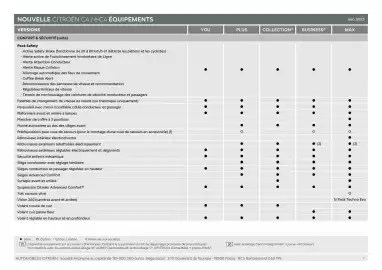 Catalogue Citroën page 7