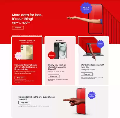 Virgin Mobile flyer (valid until 29-01)