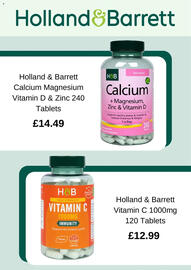 Holland & Barrett leaflet Page 3